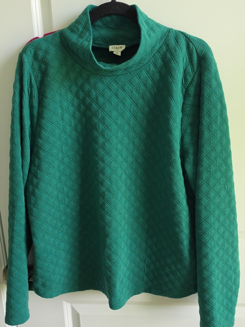 J. Crew Quilted Turtleneck Pullover